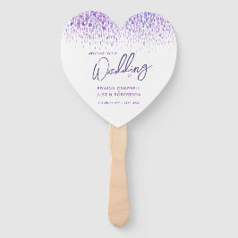 Hochzeitliches lila, modernes Farbprogramm Fächer