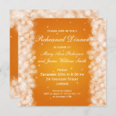 Hochzeitliches Probe Abendessen Party Spartakus Einladung (Vorne/Hinten)