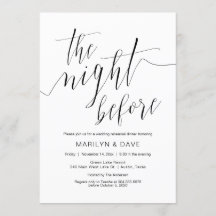 Hochzeitliches Probe-Dinner, einfache Schwarze Kal