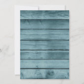 Hochzeitliches Probe Dinner Leuchtturm Einladung (Rückseite)