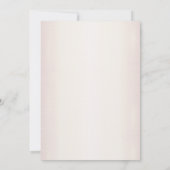 Hochzeitliches Probe Dinner Party Boho Pink Einladung (Rückseite)