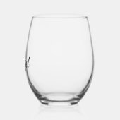 Hochzeitliches Trinkbehälter Set - Angel Weinglas Ohne Stiel (Links)