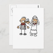 Hochzeitmaterial 49 postkarte (Vorne/Hinten)