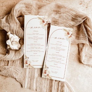 Hochzeitmenü + Dankeschön   Boho Napkin Note