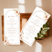 Hochzeitmenü + Dankeschön | Boho Napkin Note