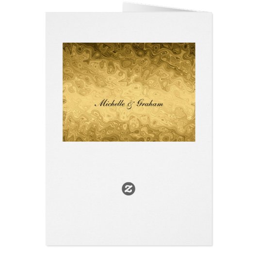 Hochzeitmenü Gold (Hinten)