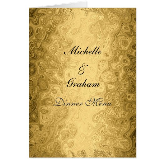 Hochzeitmenü Gold (Vorne)