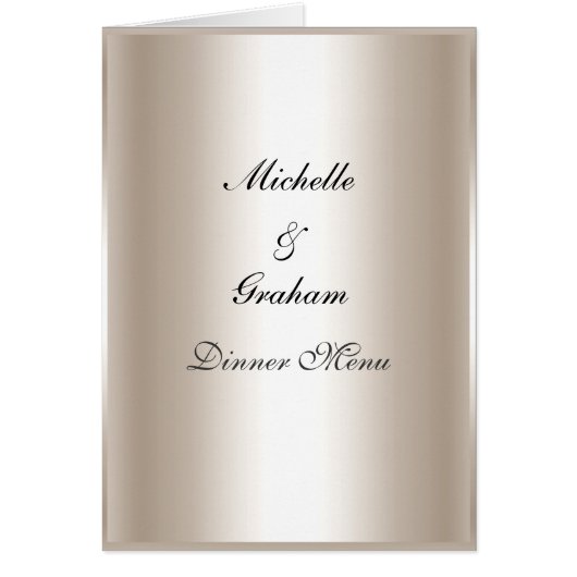 Hochzeitmenü Silver (Vorne)