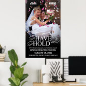 Hochzeitmovie Poster - Nah-up-Fotovorlage (Heimbüro)
