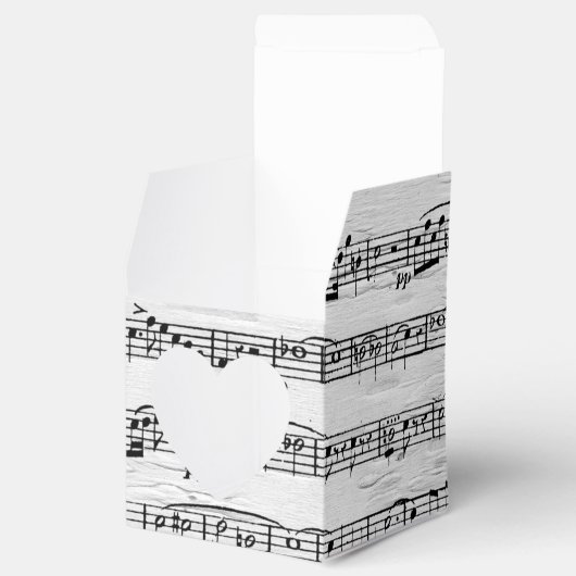 Hochzeitmusik auf Birch Geschenkschachtel (Geöffnet)