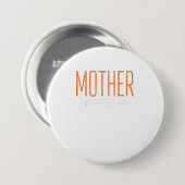 Hochzeitmutter des Party Button (Vorne & Hinten)