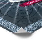 Hochzeitplakat Poster (Ecke)