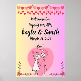 Hochzeitplakat Poster