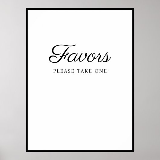 Hochzeitplakat Poster (Vorne)