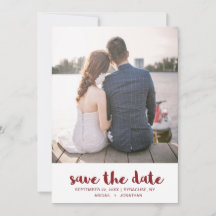 Hochzeitpunkte Save the Date Foto