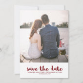 Hochzeitpunkte Save the Date Foto (Vorderseite)