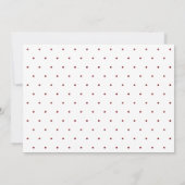 Hochzeitpunkte Save the Date Foto (Rückseite)