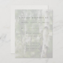 Hochzeitreaktion RSVP-Karte Aspen Tree Design 