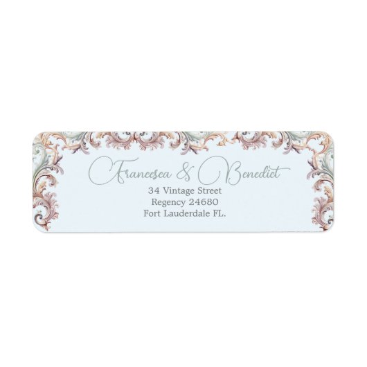 Hochzeitregency Vintag Theme (Vorne)