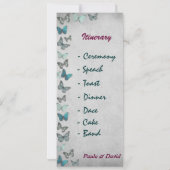 Hochzeitreise Einladung (Rückseite)