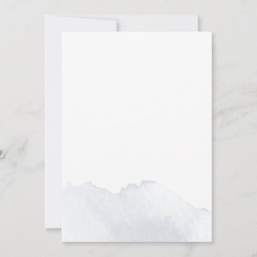 Hochzeitreise - Modernes Ikonenprogramm Einladung (Rückseite)