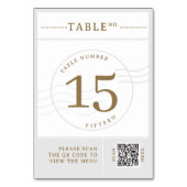 Hochzeitreise Thema Foto Tischnummer (Vorderseite)