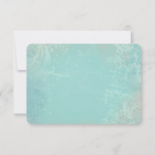 Hochzeitromanische UAWG RSVP Karte (Rückseite)