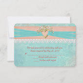 Hochzeitromanische UAWG RSVP Karte (Vorderseite)