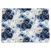 Hochzeits-Blumenprint-Geschenktasche Große Geschenktüte (Vorderseite)