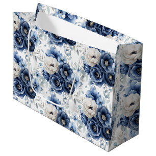 Hochzeits-Blumenprint-Geschenktasche Große Geschenktüte