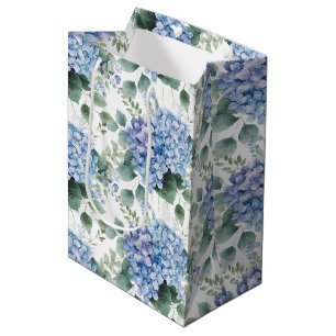 Hochzeits-Blumenprint Geschenktasche Mittlere Geschenktüte