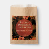 Hochzeits-Blumensamen-Päckchen-Geschenktüten Geschenktütchen (Vorderseite)