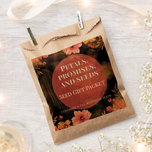Hochzeits-Blumensamen-Päckchen-Geschenktüten Geschenktütchen (Ausgeschnitten)