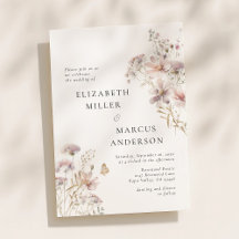 Hochzeits-Blush-Wildblumen-Boho-Garten-Blumen