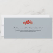 Hochzeits-Boarding-Durchlauf nach Jamaika Einladung (Rückseite)