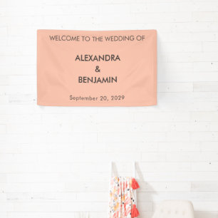 Hochzeits-Botanik Vintage   Elegante Hochzeitsbegr Banner