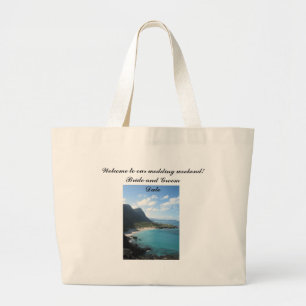 Hochzeits-Braut-und Bräutigam-Tasche Jumbo Stoffbeutel