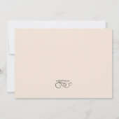 Hochzeits-Brautparty-Antrag-Karte Einladung (Rückseite)