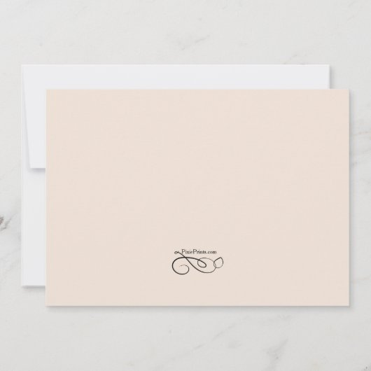 Hochzeits-Brautparty-Antrag-Karte Einladung (Rückseite)