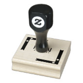 Hochzeits-Briefmarke der ersten Logos für das Herz Gummistempel (Stempel)