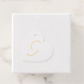 Hochzeits-Briefmarke Geschenkanhänger (Mit Box)