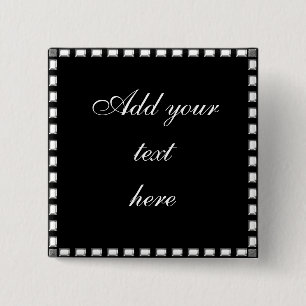 Hochzeits-Button Druckkristallsteingrenze Button