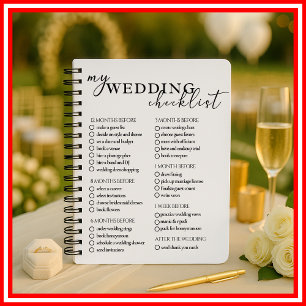 Hochzeits-Checkliste Planer Modern Elegant 