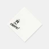 Hochzeits Cheers Serviette (Ecke)