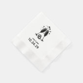 Hochzeits Cheers Serviette (Ecke)