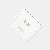 Hochzeits-Cocktail-Papier-Servietten Serviette (Ecke)
