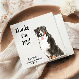 Hochzeits-Cocktailservietten für Hunde Serviette