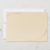 Hochzeits-Dankeskarten Vorlage – Elegant Minimal (Rückseite)