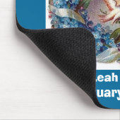 Hochzeits-Datum Mousepad (Ecke)