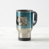 Hochzeits-Datums-Reise-Tasse Reisebecher (VorderseiteRechts)